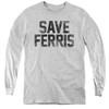 Image for Ferris Bueller's Day Off Youth Long Sleeve T-Shirt - Save Ferris