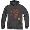 Image for Hellboy II Heather Hoodie - Head