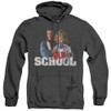 Image for Old School Heather Hoodie - Frank and Friend