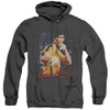 Image for Bruce Lee Heather Hoodie - Yellow Jumpsuit