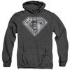 Image for Superman Heather Hoodie - Bling Shield