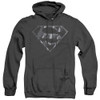 Image for Superman Heather Hoodie - Mech Shield