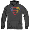 Image for Superman Heather Hoodie - Gradient Superman Logo