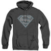 Image for Superman Heather Hoodie - Checkerboard