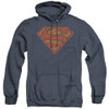 Image for Superman Heather Hoodie - Messy S