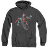 Image for Superman Heather Hoodie - Up In The Sky