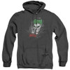 Image for Batman Heather Hoodie - Joker Sprays The City