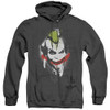 Image for Arkham City Heather Hoodie - Spraypaint Smile