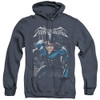 Image for Batman Heather Hoodie - A Legacy