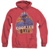 Image for Sesame Street Heather Hoodie - Cookies 4 Life
