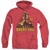 Image for Rocky Heather Hoodie - Rocky IV I Must Break You