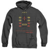 Image for Knight Rider Heather Hoodie - KITT Consol