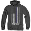 Image for New York City Heather Hoodie - Thin Blue Line