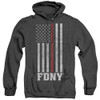 Image for New York City Heather Hoodie - Thin Red Line