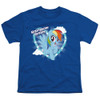 Image for My Little Pony Youth T-Shirt - Friendship is Magic Rainbow Dash