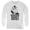 Image for Monopoly Youth Long Sleeve T-Shirt - Money Moves