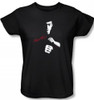 Bruce Lee Womans T-Shirt - The Dragon Awaits