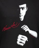 Image Closeup for Bruce Lee Womans T-Shirt - The Dragon Awaits