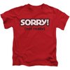 Image for Sorry Kids T-Shirt - Not Really