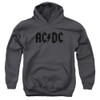 Image for AC/DC Youth Hoodie - Worn Logo