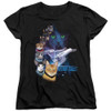 Image for Star Trek Cats Womans T-Shirt - Feline Galaxy