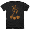 Image for Batman Heather T-Shirt - A Bat Among Pumpkins