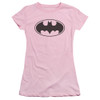 Image for Batman Girls T-Shirt - Black Bat Logo