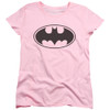 Image for Batman Womans T-Shirt - Black Bat Logo
