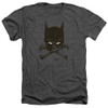 Image for Batman Heather T-Shirt - Bat and Bones