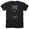 Image for Batman Heather T-Shirt - Batman Block