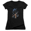 Image for Batman Girls V Neck T-Shirt - Gotham Knight