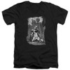 Image for Batman T-Shirt - V Neck - Sketchy Shadows