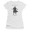 Image for Batman Girls T-Shirt - Paisley Silhouette
