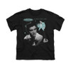 Elvis Youth T-Shirt - Teal Portrait