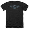 Image for Batman Heather T-Shirt - Two Gargoyles Logo