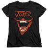 Image for Batman Womans T-Shirt - Joker Bat Laugh