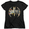 Image for Batman Womans T-Shirt - Collage Shield