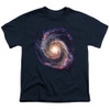 Image for Outer Space Youth T-Shirt - Galaxy Navy