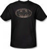 Batman T-Shirt - Bio Mech Bat Shield Logo