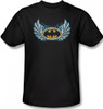 Batman T-Shirt - Steel Wings Logo