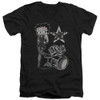 Image for Betty Boop V Neck T-Shirt - With the Band