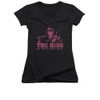 Elvis Girls V Neck T-Shirt - Hail to the King
