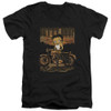 Image for Betty Boop V Neck T-Shirt - Rebel Rider