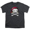 Image for Betty Boop Youth T-Shirt - Pirate