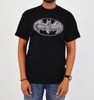 Batman T-Shirt - Steel Fire Shield Logo