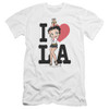 Image for Betty Boop Premium Canvas Premium Shirt - I Heart L.A.