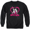 Image for Betty Boop Crewneck - Scrolling Hearts