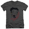 Image for Betty Boop V Neck T-Shirt - Classic Zombie