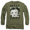 Image for Betty Boop Long Sleeve Shirt - Camo Gamour