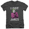 Image for Batman Classic TV V Neck T-Shirt - Jokes